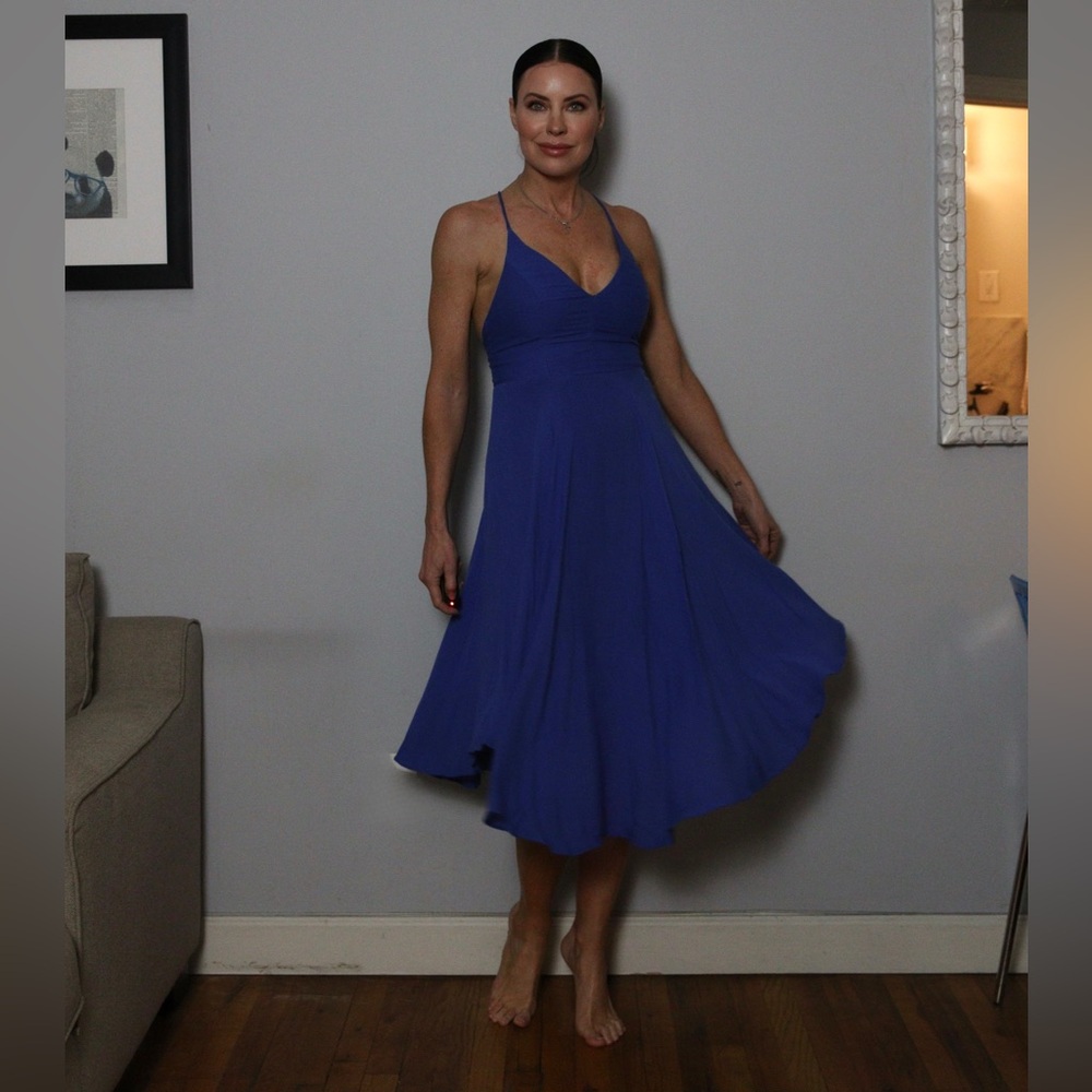 Fun and Sexy Blue Sundress